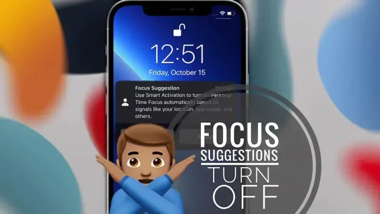 How to Turn Off Focus Mode on iPhone