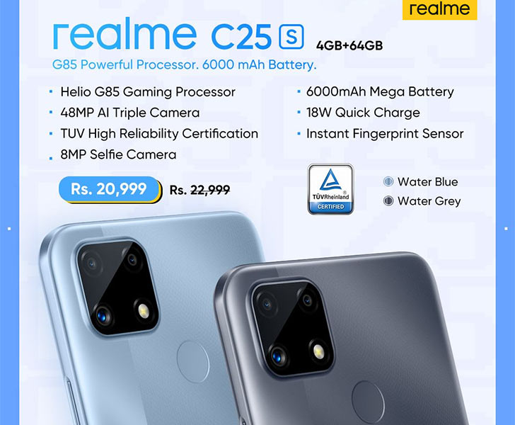 Realme C25s Price in Pakistan
