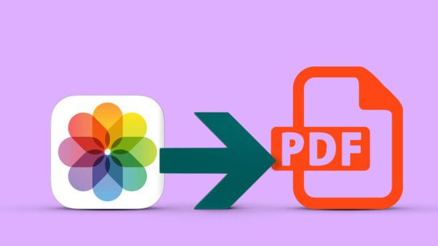 How to convert picture to PDF on iPhone without app