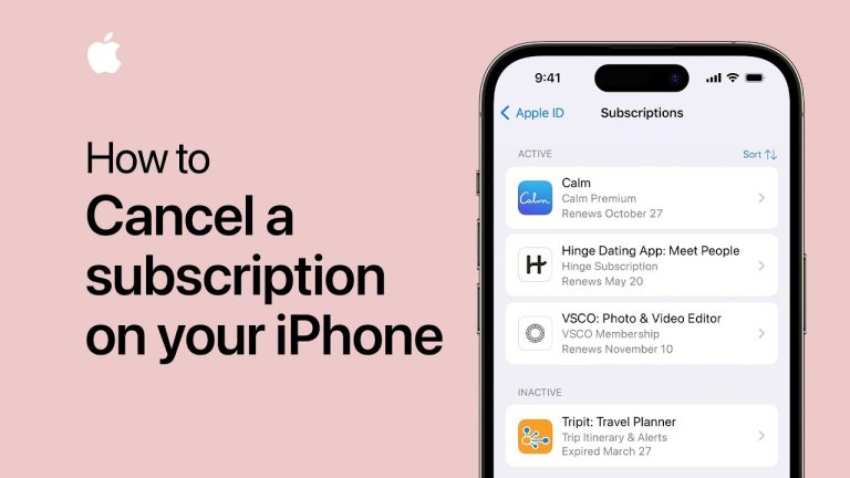 How to delete Subscriptions on iPhone in A second